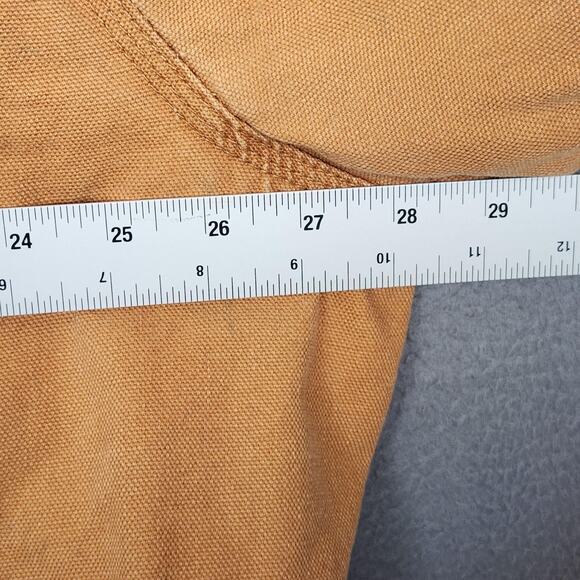 Walls Zero-Zone Jacket Mens 2XL Tall Tan Hooded Insulated Duck Canvas Work - Picture 3 of 16